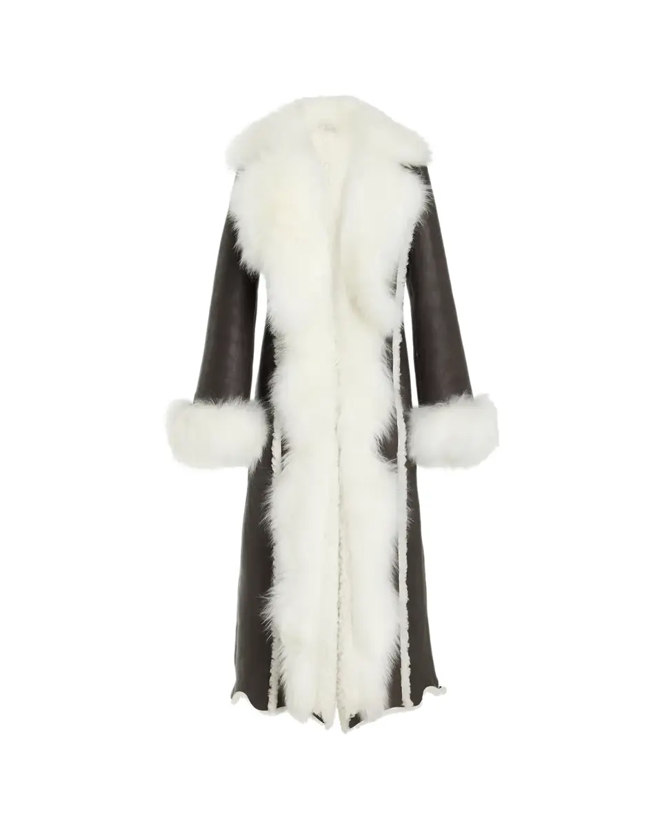 Gabriela Hearst Prufrock Goat Shearling Long Coat | Thumbnail 2 Gabriela Hearst Prufrock Goat Shearling Long Coat | Thumbnail 2