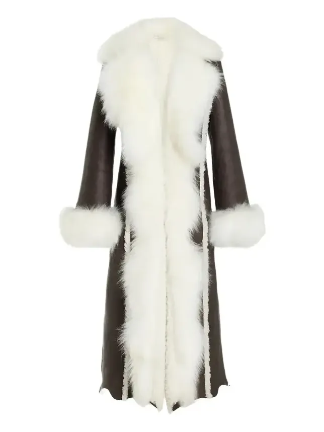 Prufrock Goat Shearling Long Coat