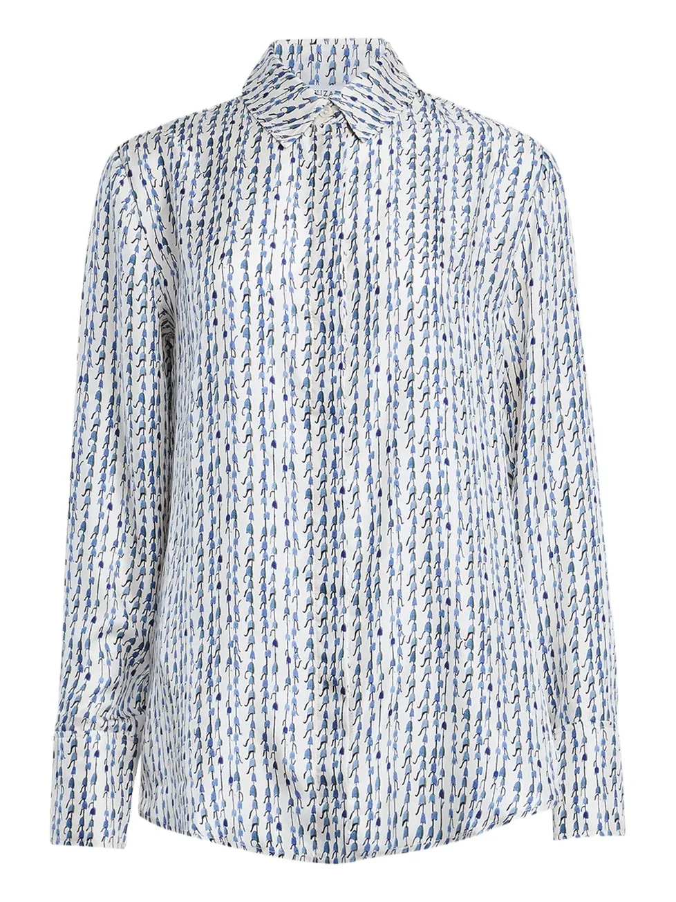 Altuzarra Chika Silk Button-Front Top
