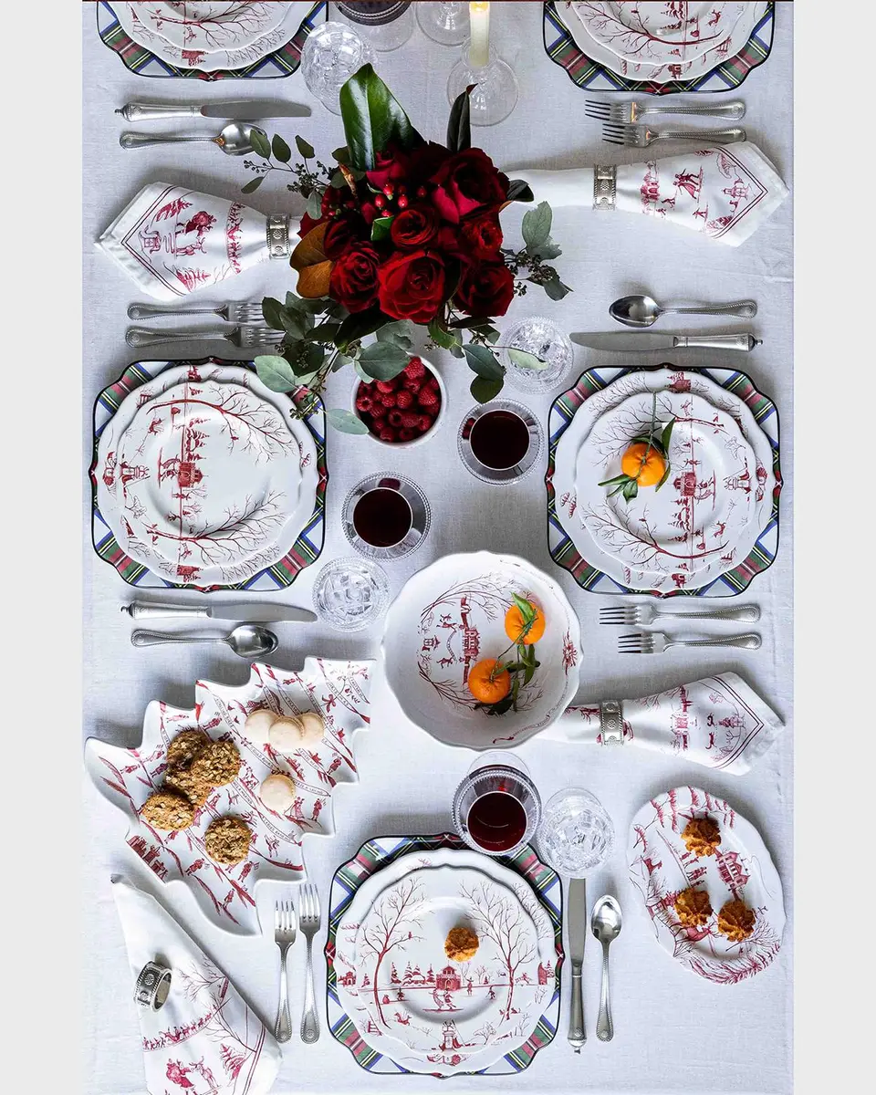 Juliska Country Estate Winter Frolic Ruby 12 Days of Christmas Tree Platter | Thumbnail 5