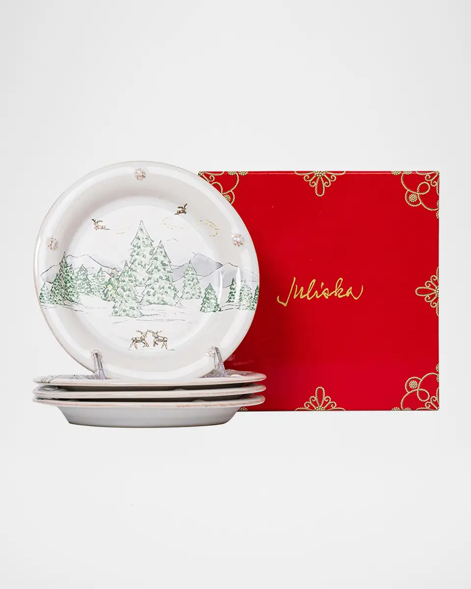 Juliska Berry & Thread North Pole Cocktail Plates | Thumbnail 2 Juliska Berry & Thread North Pole Cocktail Plates | Thumbnail 2