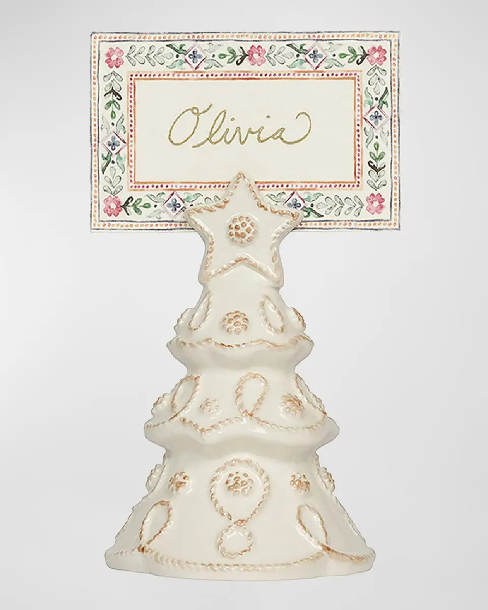 Juliska Berry and Thread North Pole Tree Place Card Holder, Set of 4 White | Thumbnail 2 Juliska Berry and Thread North Pole Tree Place Card Holder, Set of 4 White | Thumbnail 2