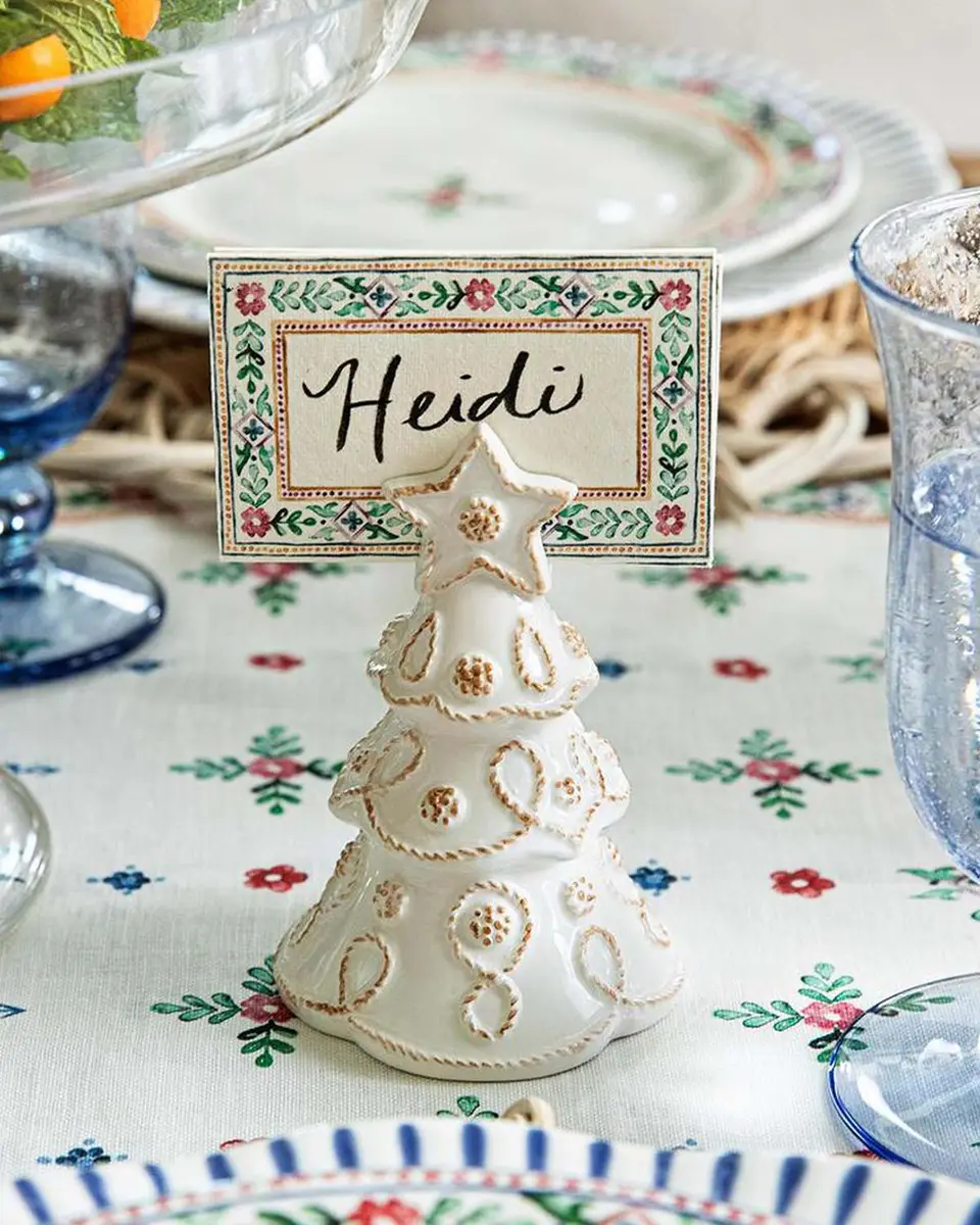 Juliska Berry and Thread North Pole Tree Place Card Holder, Set of 4 White | Thumbnail 3 Juliska Berry and Thread North Pole Tree Place Card Holder, Set of 4 White | Thumbnail 3
