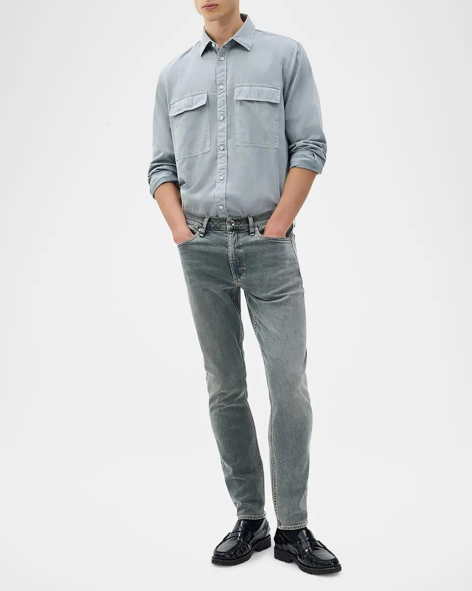 rag & bone Men's Fit 2 Slim-Fit Overdye Denim Jeans | Thumbnail 2 rag & bone Men's Fit 2 Slim-Fit Overdye Denim Jeans | Thumbnail 2