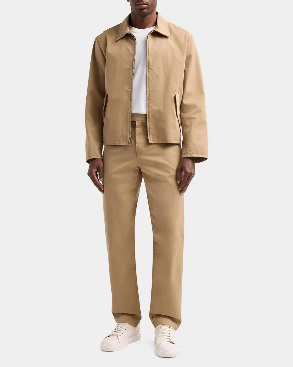 Vince Men's Brushed Twill Full-Zip Shirt Jacket | Thumbnail 2 Vince Men's Brushed Twill Full-Zip Shirt Jacket | Thumbnail 2