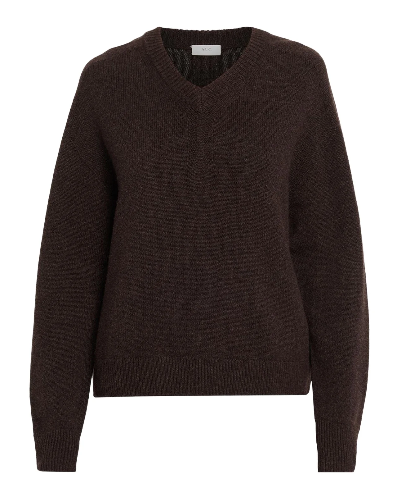 Calven Cashmere V-Neck Sweater