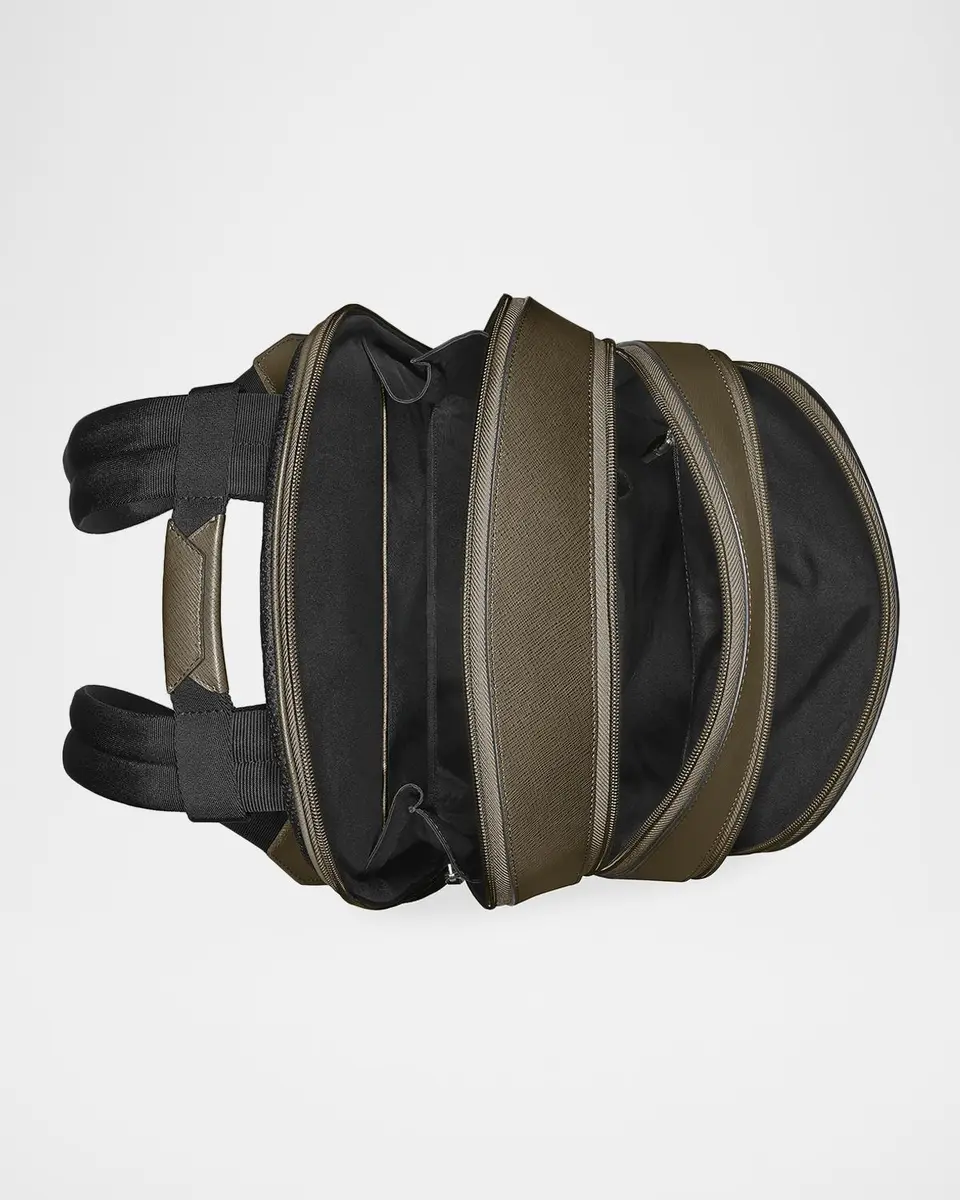 Montblanc Men's Sartorial Leather Backpack | Thumbnail 3 Montblanc Men's Sartorial Leather Backpack | Thumbnail 3