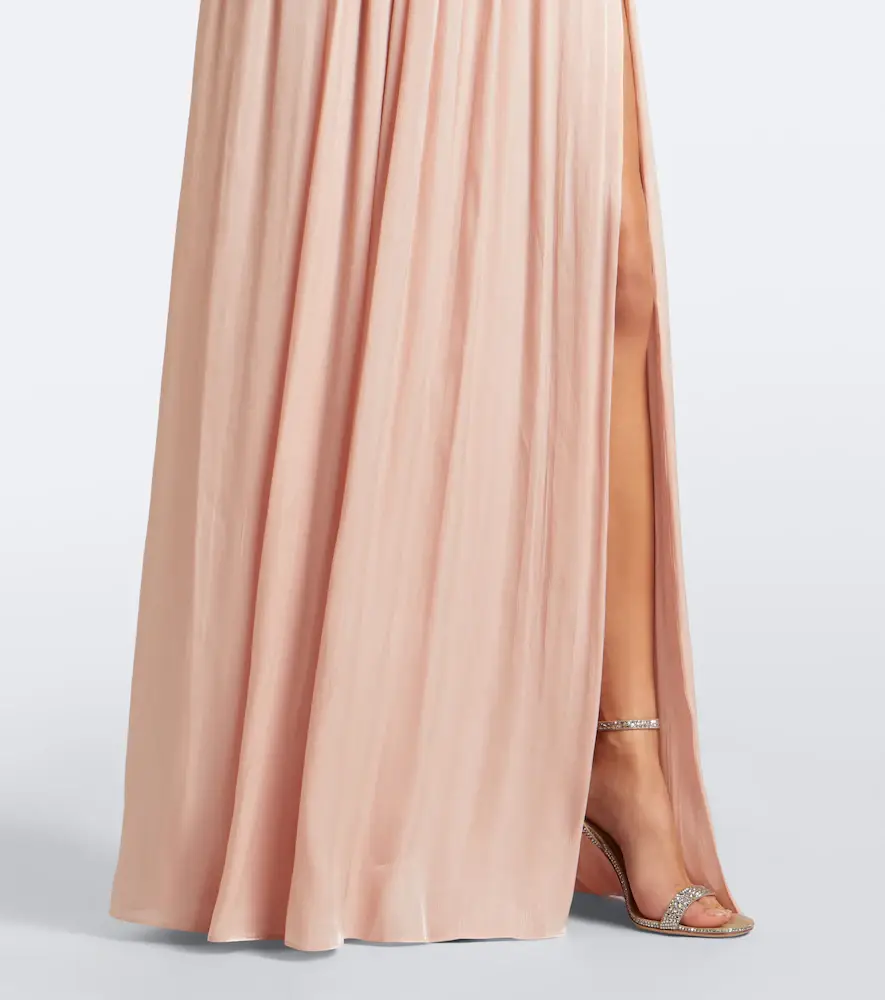 Costarellos Avalia draped embellished georgette bustier gown | Thumbnail 4 Costarellos Avalia draped embellished georgette bustier gown | Thumbnail 4
