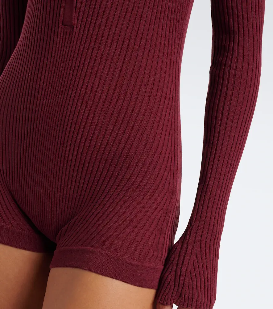 Mugler Ribbed-knit cotton bodysuit | Thumbnail 3 Mugler Ribbed-knit cotton bodysuit | Thumbnail 3