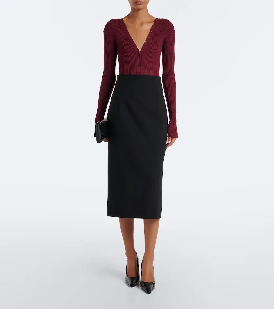 Mugler Ribbed-knit cotton bodysuit | Thumbnail 4 Mugler Ribbed-knit cotton bodysuit | Thumbnail 4