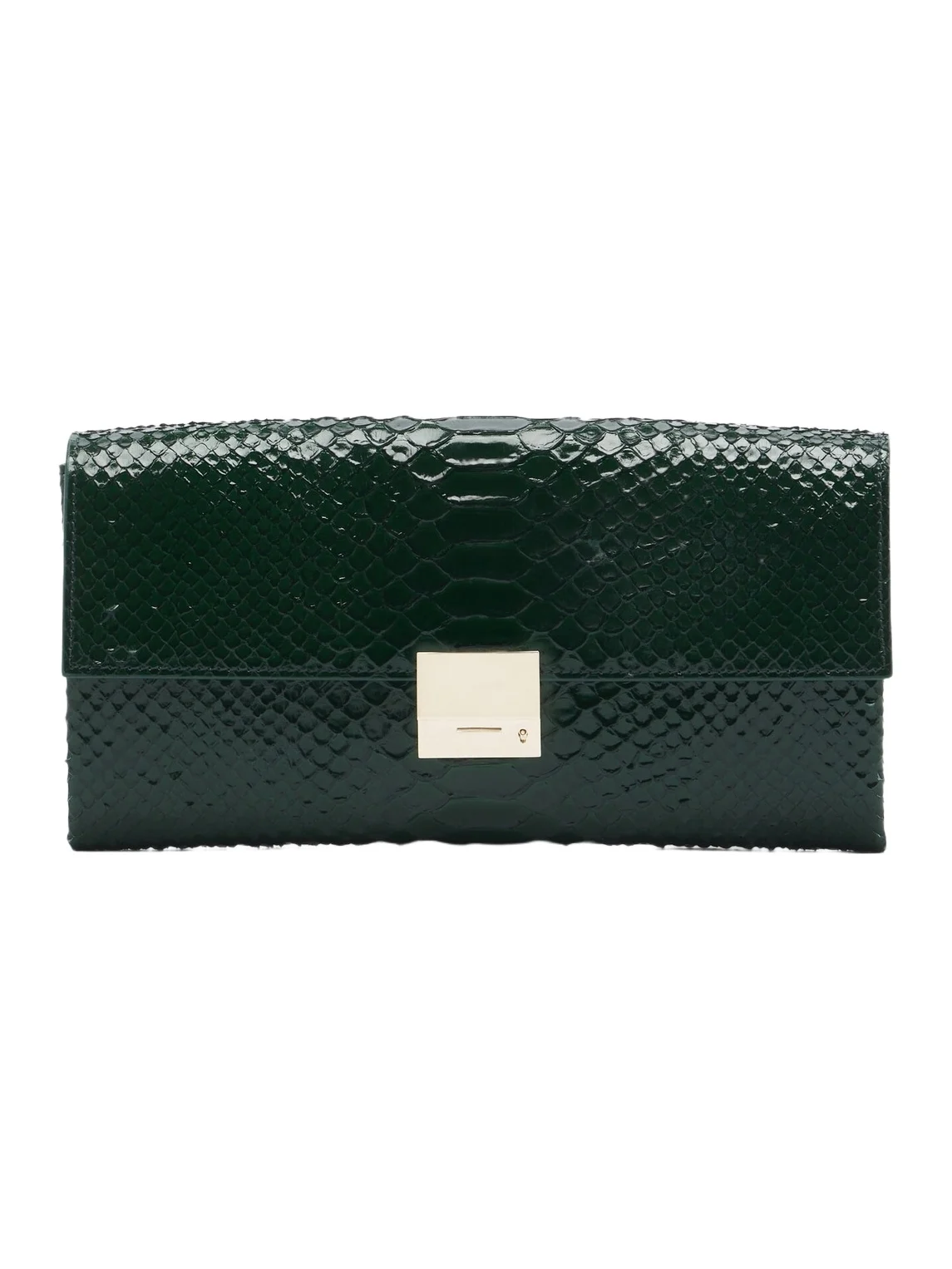 Tom Ford Jean Small snake-effect leather clutch