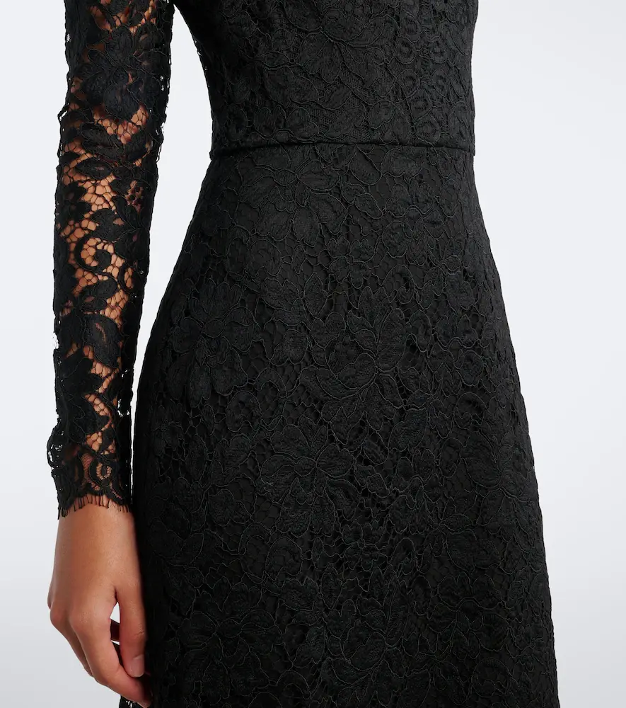 MONIQUE LHUILLIER Lace cotton-blend bustier gown | Thumbnail 5