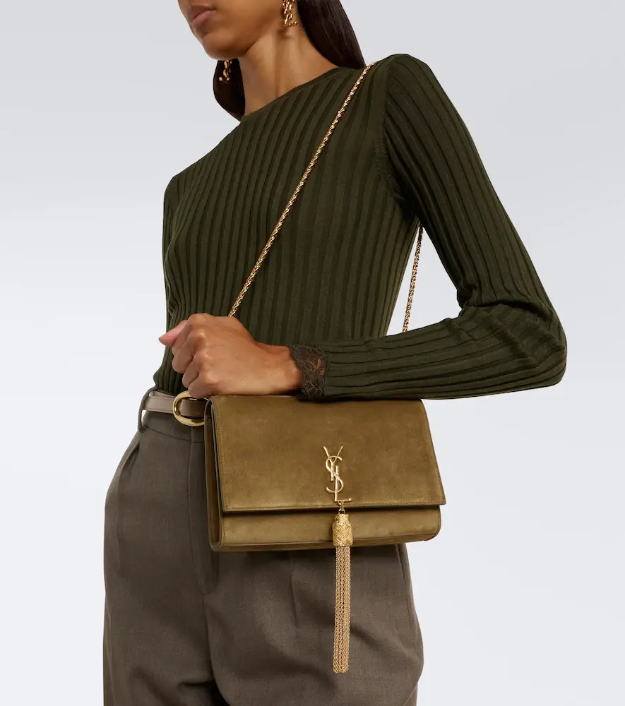 Saint Laurent Kate Small suede shoulder bag | Thumbnail 6 Saint Laurent Kate Small suede shoulder bag | Thumbnail 6