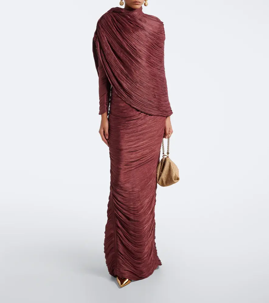 Marmar Halim Caped draped gown | Thumbnail 4 Marmar Halim Caped draped gown | Thumbnail 4