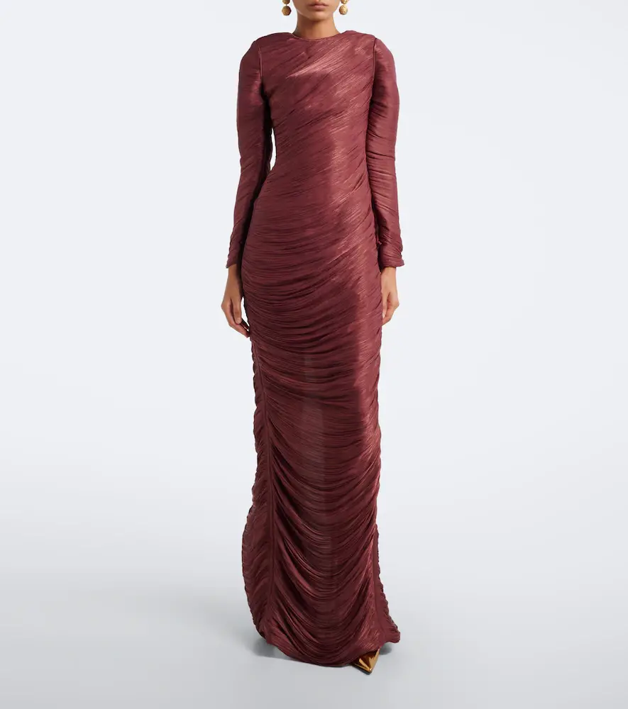 Marmar Halim Caped draped gown | Thumbnail 6 Marmar Halim Caped draped gown | Thumbnail 6