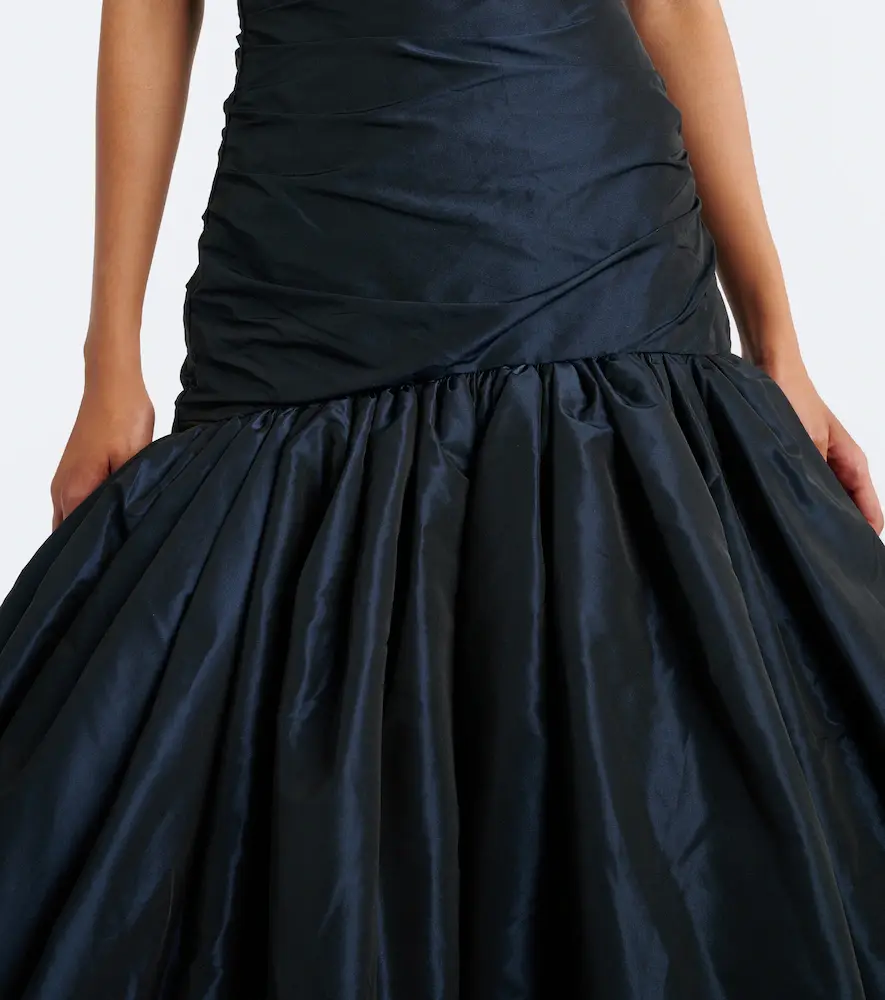 Marmar Halim Draped taffeta bustier gown | Thumbnail 5