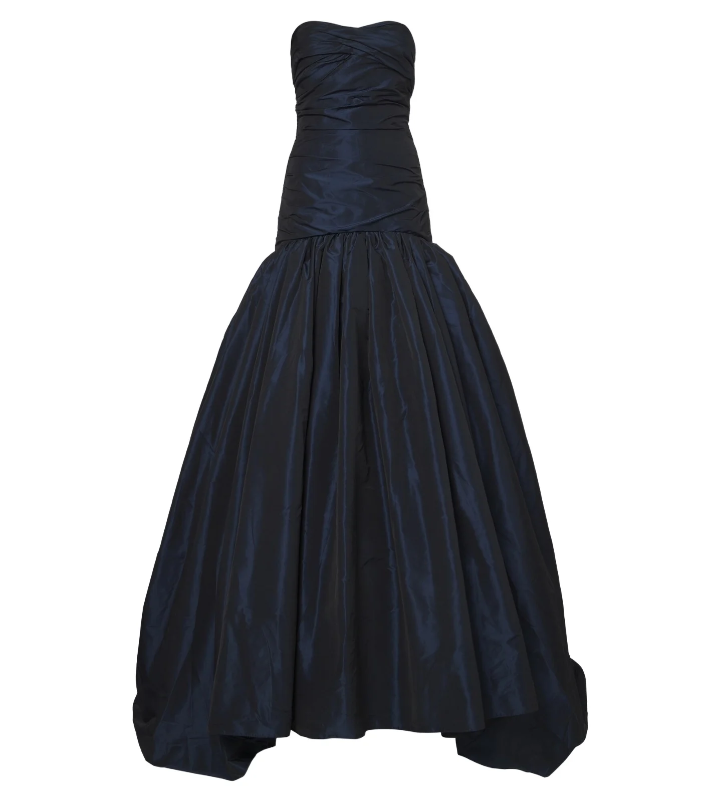 Draped taffeta bustier gown Draped taffeta bustier gown