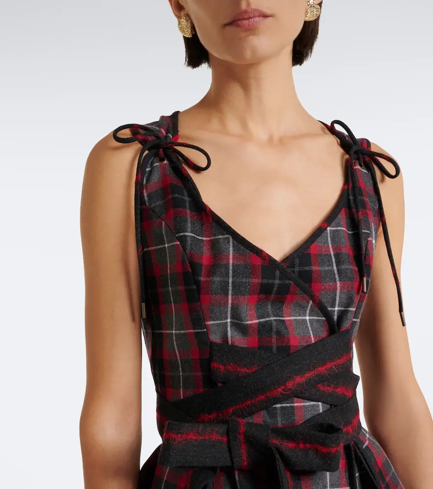Vivienne Westwood Roxy tartan wool top | Thumbnail 4