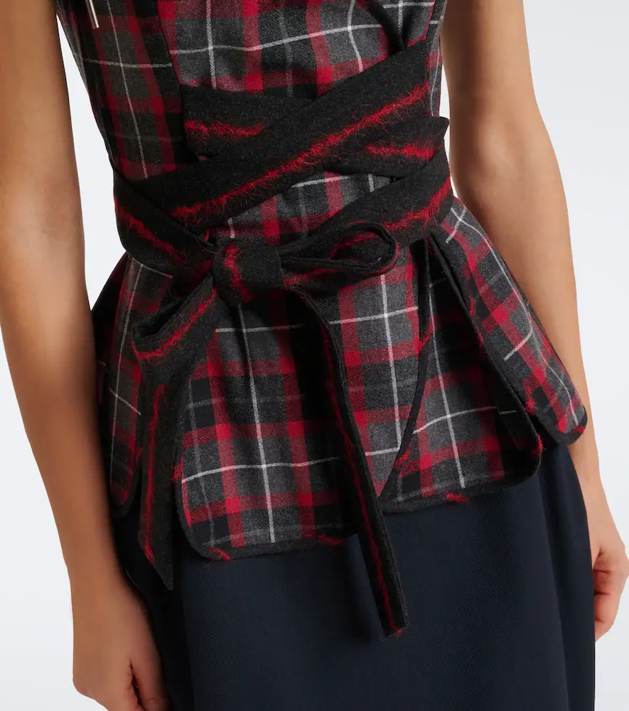 Vivienne Westwood Roxy tartan wool top | Thumbnail 5