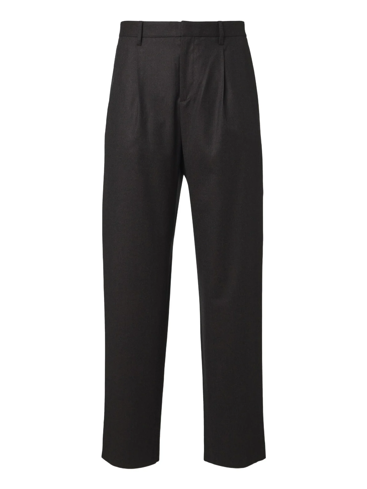 Wool pleated straight pants Wool pleated straight pants