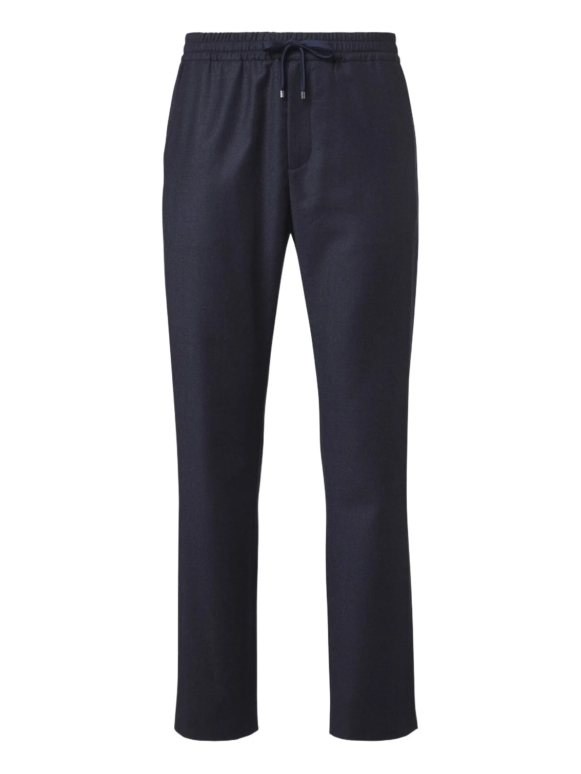 Wool straight pants