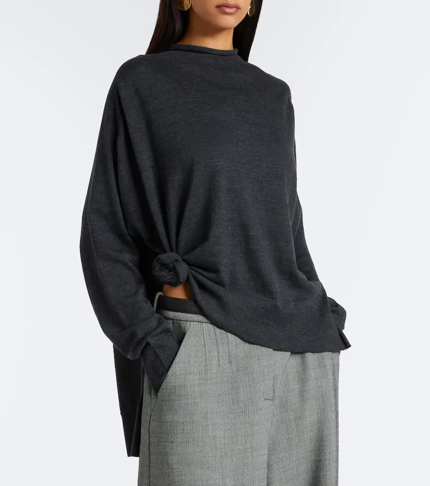 Magda Butrym Draped wool sweater | Thumbnail 2 Magda Butrym Draped wool sweater | Thumbnail 2