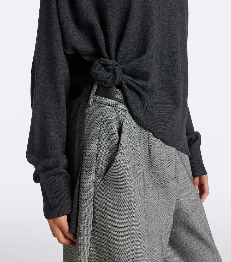 Magda Butrym Draped wool sweater | Thumbnail 3 Magda Butrym Draped wool sweater | Thumbnail 3