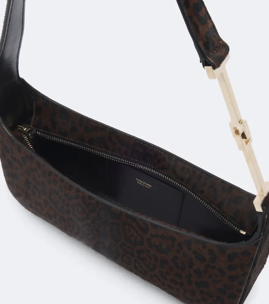Tom Ford Arc Small calf hair shoulder bag | Thumbnail 3