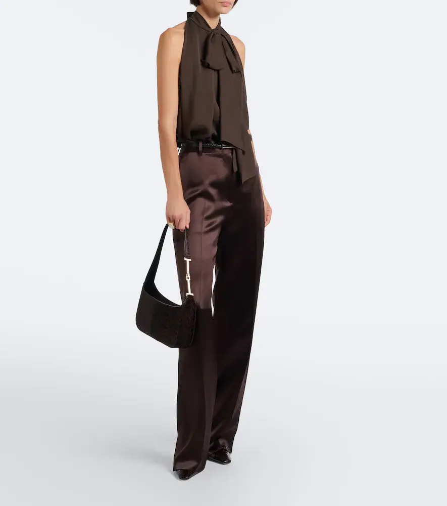 Tom Ford Arc Small calf hair shoulder bag | Thumbnail 4