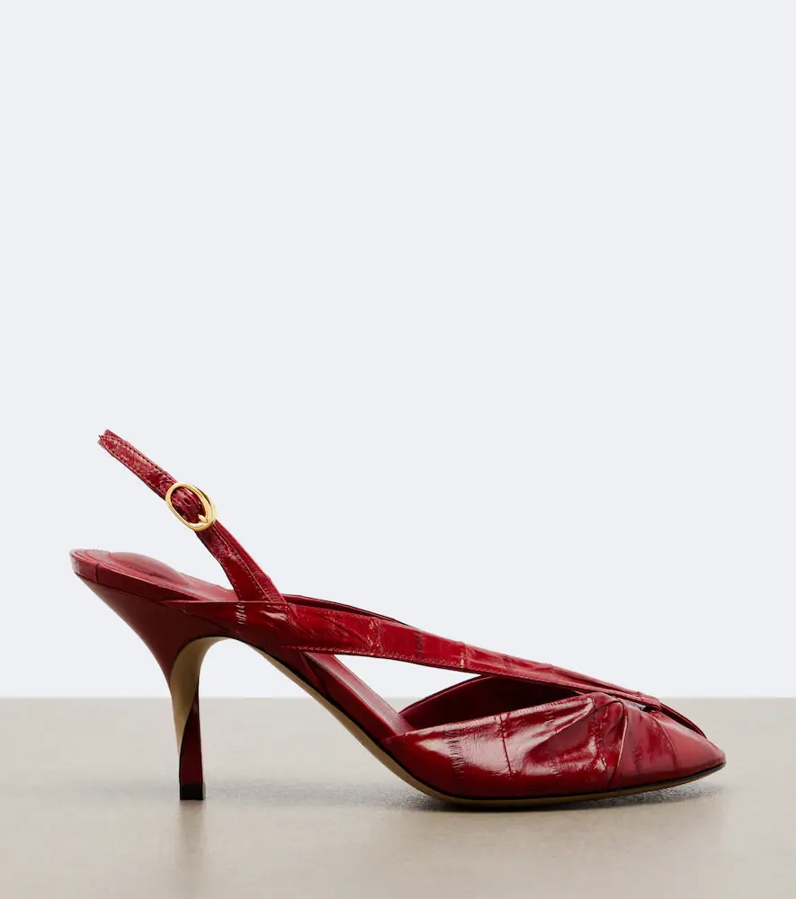 Jacquemus Poisson leather peep-toe pumps | Thumbnail 2