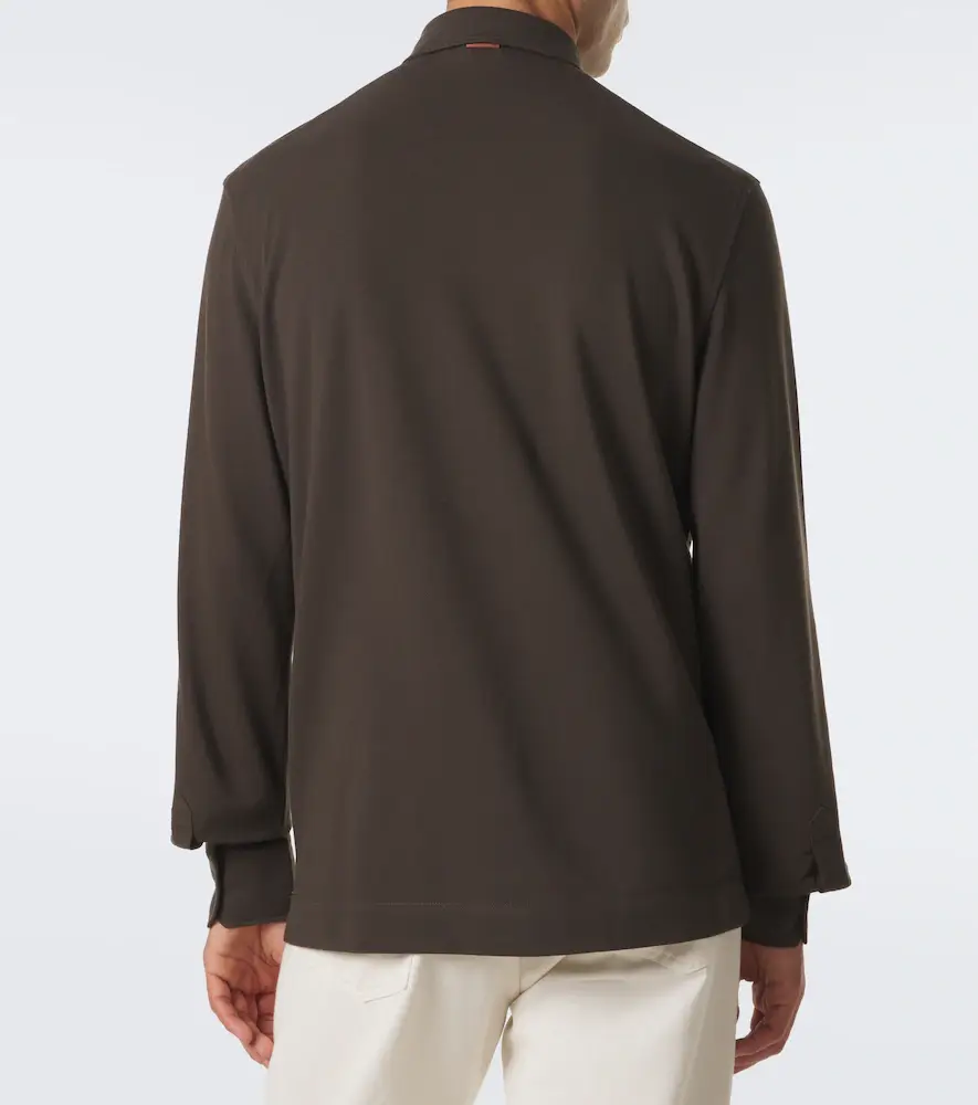 Zegna Cotton piqué polo shirt | Thumbnail 2 Zegna Cotton piqué polo shirt | Thumbnail 2