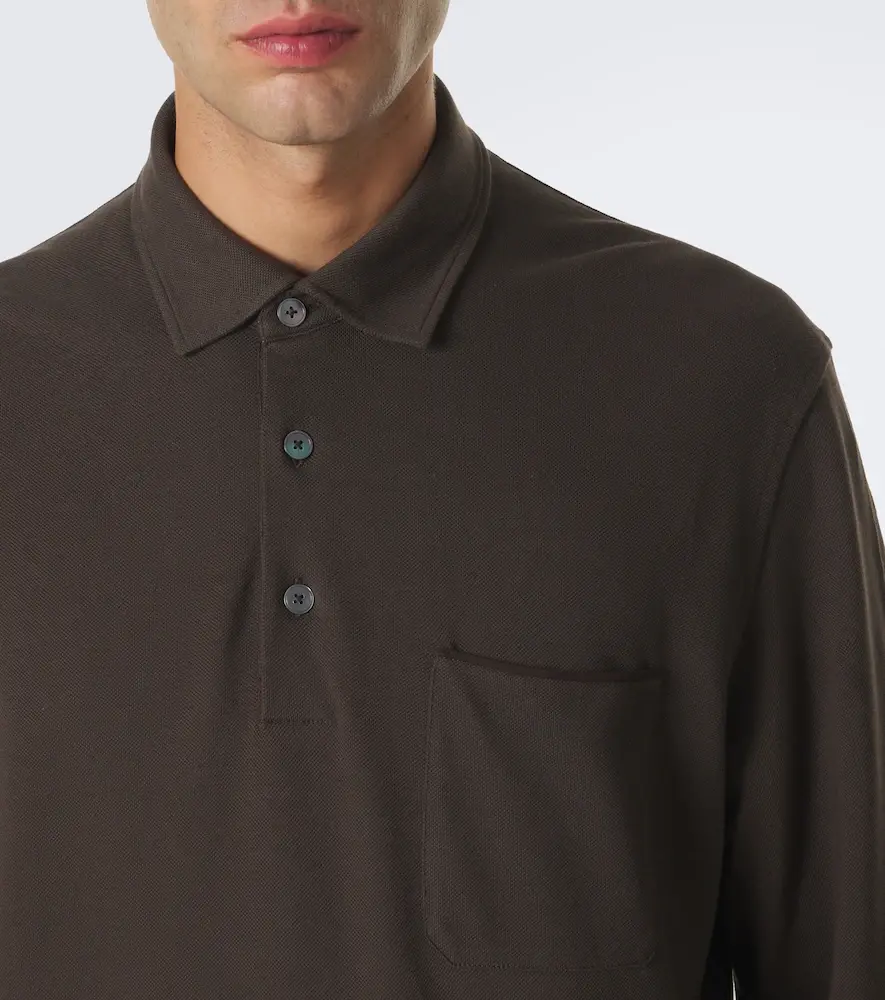 Zegna Cotton piqué polo shirt | Thumbnail 3 Zegna Cotton piqué polo shirt | Thumbnail 3