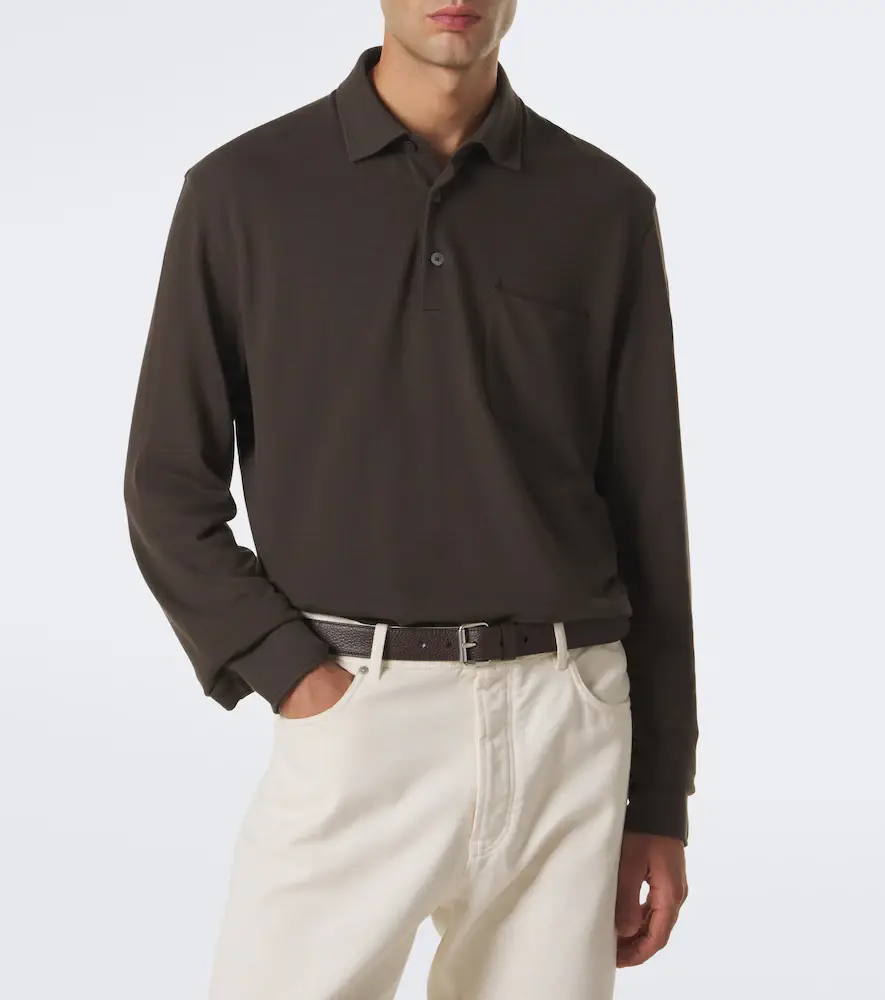 Zegna Cotton piqué polo shirt | Thumbnail 4 Zegna Cotton piqué polo shirt | Thumbnail 4