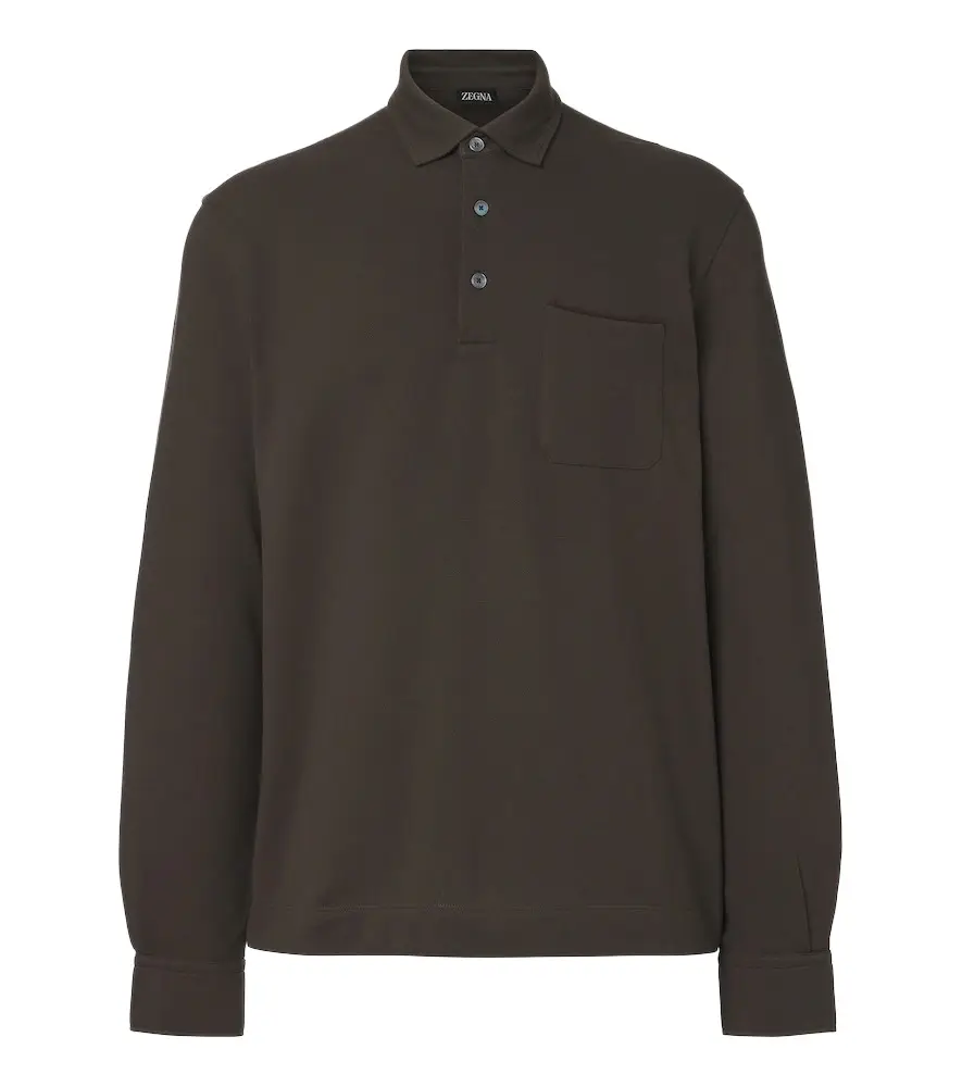 Cotton piqué polo shirt Cotton piqué polo shirt