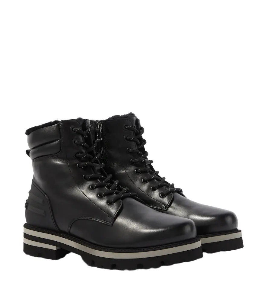 Bogner Courchevel leather lace-up boots
