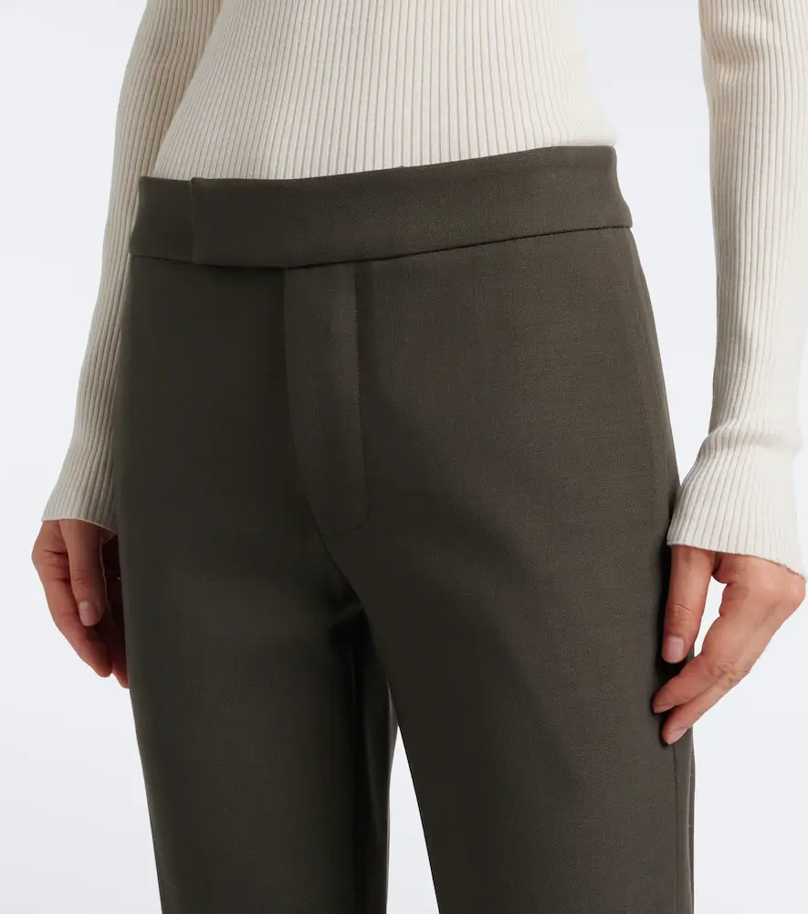 Proenza Schouler Althea wool-blend flared pants | Thumbnail 2 Proenza Schouler Althea wool-blend flared pants | Thumbnail 2