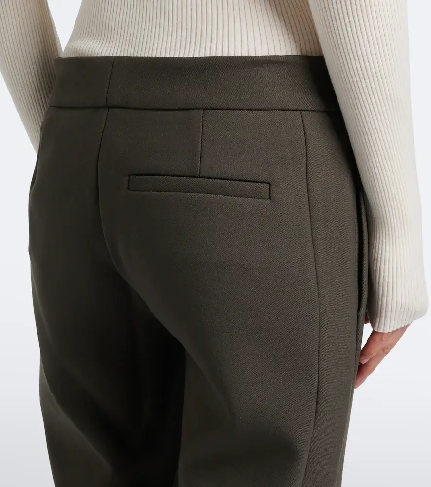 Proenza Schouler Althea wool-blend flared pants | Thumbnail 3 Proenza Schouler Althea wool-blend flared pants | Thumbnail 3