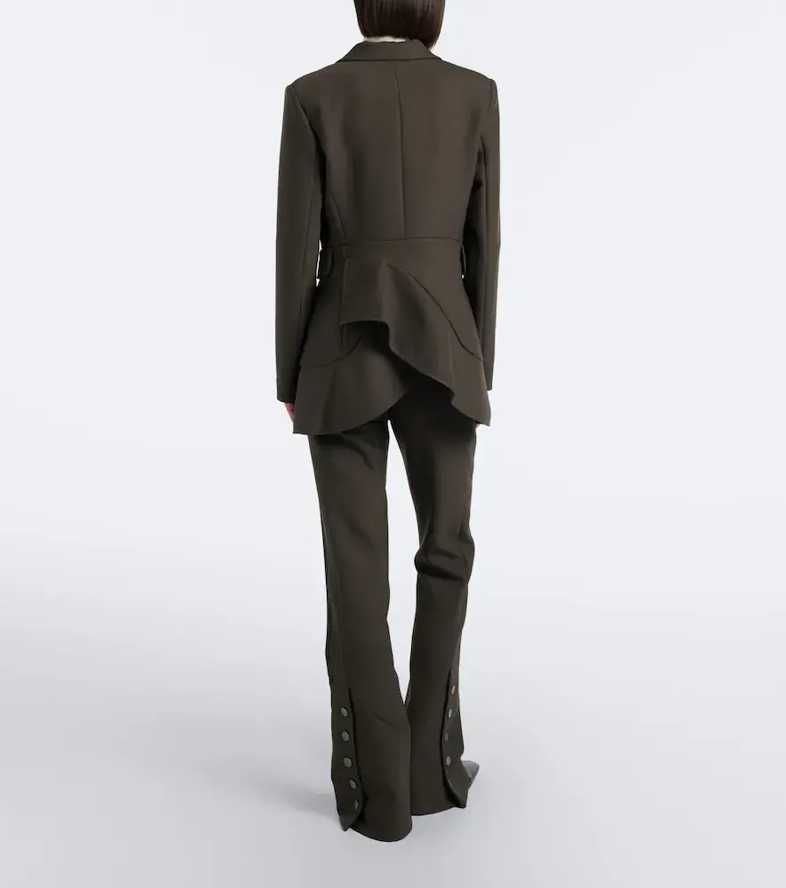 Proenza Schouler Althea wool-blend flared pants | Thumbnail 4 Proenza Schouler Althea wool-blend flared pants | Thumbnail 4