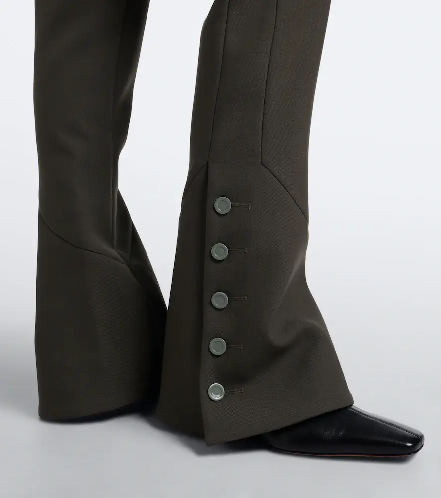 Proenza Schouler Althea wool-blend flared pants | Thumbnail 5 Proenza Schouler Althea wool-blend flared pants | Thumbnail 5