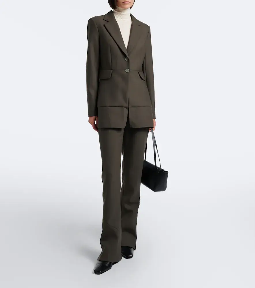 Proenza Schouler Althea wool-blend flared pants | Thumbnail 6 Proenza Schouler Althea wool-blend flared pants | Thumbnail 6