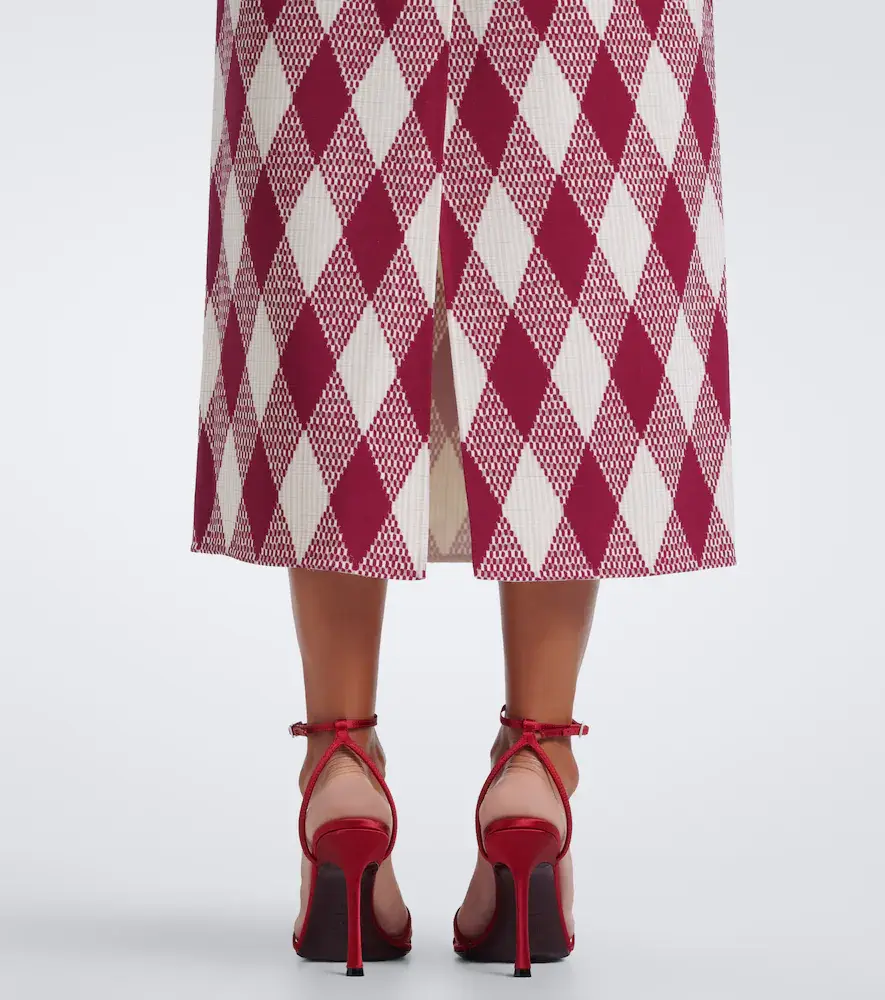 Oscar de la Renta Argyle wool-blend pencil skirt | Thumbnail 6 Oscar de la Renta Argyle wool-blend pencil skirt | Thumbnail 6