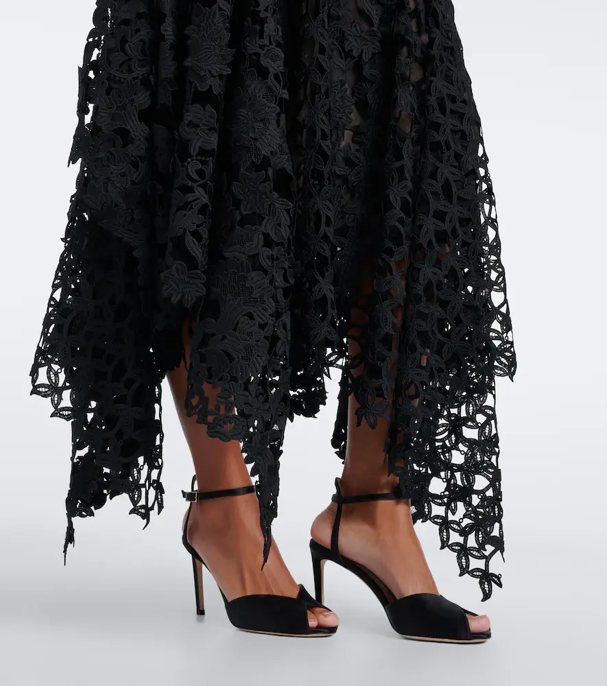 Oscar de la Renta Lace asymmetric gown | Thumbnail 5 Oscar de la Renta Lace asymmetric gown | Thumbnail 5