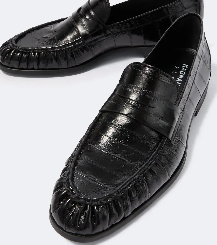 Magnanni Eel leather penny loafers | Thumbnail 5 Magnanni Eel leather penny loafers | Thumbnail 5