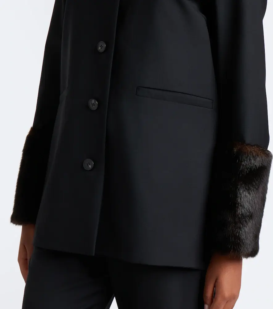Loulou de Saison Goa virgin wool jacket | Thumbnail 2 Loulou de Saison Goa virgin wool jacket | Thumbnail 2