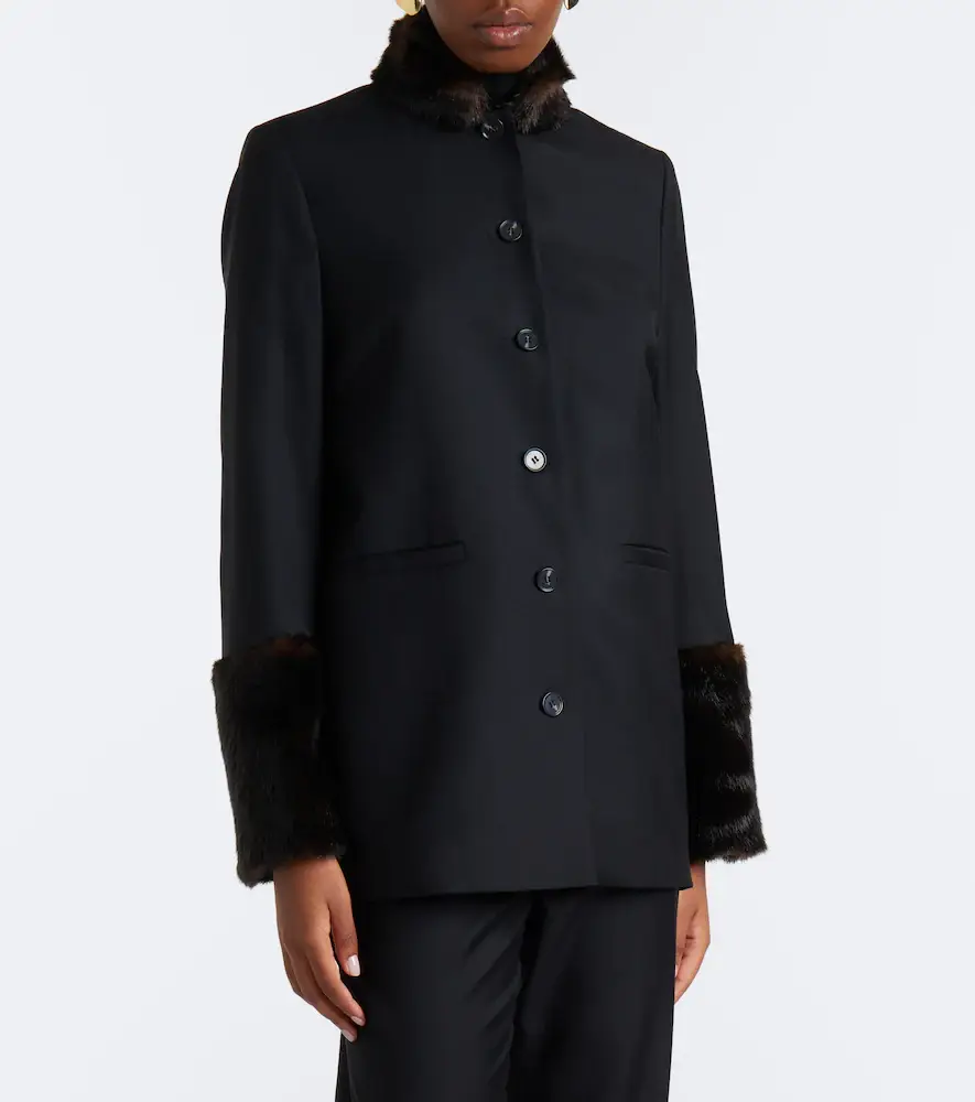 Loulou de Saison Goa virgin wool jacket | Thumbnail 4 Loulou de Saison Goa virgin wool jacket | Thumbnail 4
