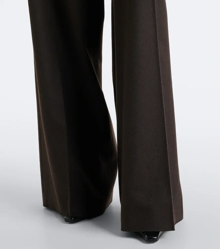 Max Mara Pleated camel hair wide-leg pants | Thumbnail 4