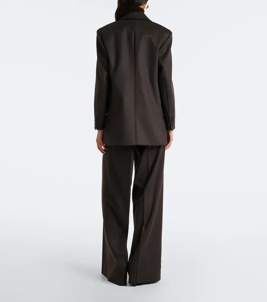 Max Mara Pleated camel hair wide-leg pants | Thumbnail 6
