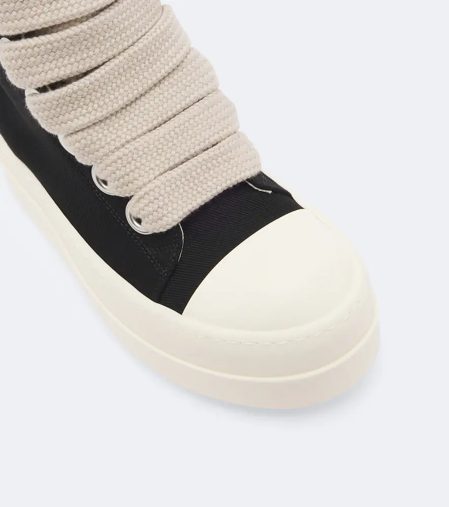 Rick Owens DRKSHDW Jumbolace canvas sneakers | Thumbnail 4 Rick Owens DRKSHDW Jumbolace canvas sneakers | Thumbnail 4