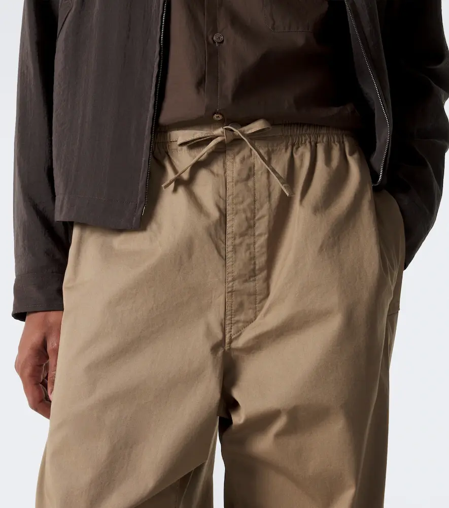 Lemaire Cotton twill wide-leg pants | Thumbnail 3