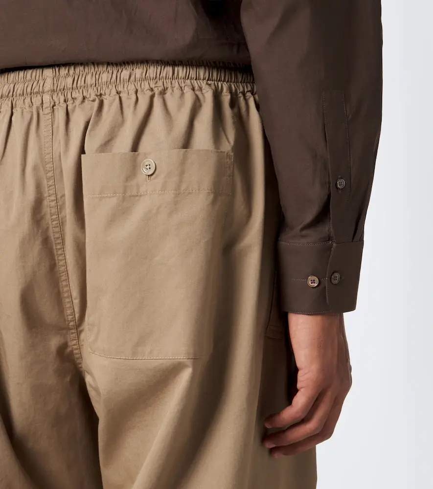 Lemaire Cotton twill wide-leg pants | Thumbnail 4